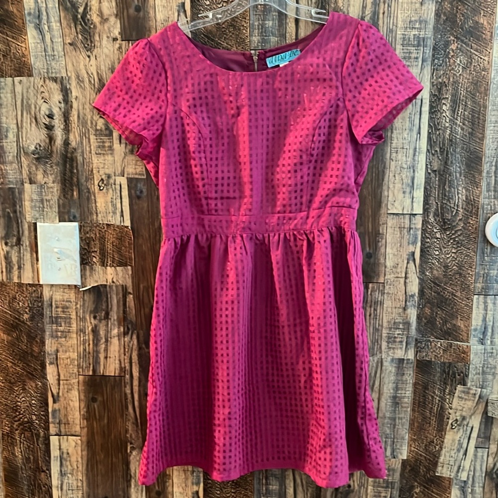 Alina B. Women's fushia dress size medium 35 length x 17 with lining